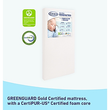Graco&reg; Premium Foam Crib and Toddler Bed Mattress. View a larger version of this product image.