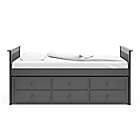 Alternate image 6 for Storkcraft Kids Marco Island Twin Captain&#39;s Bed with Trundle and Drawers in Gray