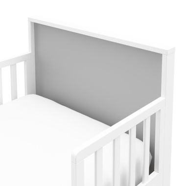 Storkcraft&reg; Slumber Toddler Bed in Grey/White. View a larger version of this product image.