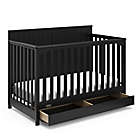 Alternate image 2 for Graco&reg; Hadley 4-in-1 Convertible Crib with Drawer in Black
