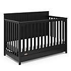 Alternate image 0 for Graco&reg; Hadley 4-in-1 Convertible Crib with Drawer in Black