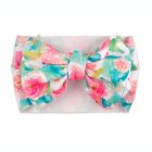 Alternate image 0 for Khristie&reg; Watercolor Floral Oversized Bow Headwrap