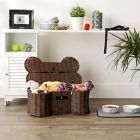 Alternate image 2 for DII Medium Bone-Shaped Dog Toy Basket in Brown