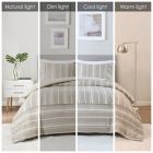 Alternate image 8 for Beautyrest&reg; Kent 3-Piece Oversized Duvet Cover Set