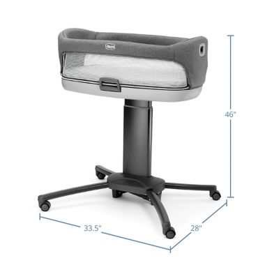 Chicco Close To You&trade; 3-in-1 Bedside Bassinet - Heather Grey. View a larger version of this product image.
