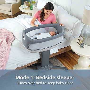 Chicco Close To You&trade; 3-in-1 Bedside Bassinet - Heather Grey. View a larger version of this product image.