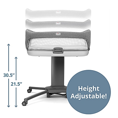 Chicco Close To You&trade; 3-in-1 Bedside Bassinet - Heather Grey. View a larger version of this product image.