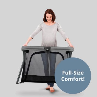 Chicco Alfa Lite&trade; Lightweight Travel Playard in Midnight. View a larger version of this product image.
