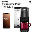 Alternate image 5 for Keurig&reg; K-Supreme Plus&reg; SMART Single Serve Coffee Maker with BrewID&trade; in Black
