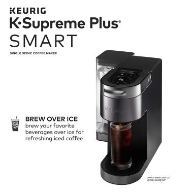 Keurig&reg; K-Supreme Plus&reg; SMART Single Serve Coffee Maker with BrewID&trade; in Black. View a larger version of this product image.