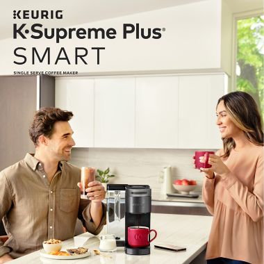 Keurig&reg; K-Supreme Plus&reg; SMART Single Serve Coffee Maker with BrewID&trade; in Black. View a larger version of this product image.