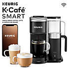 Alternate image 1 for Keurig&reg; K-Cafe&reg; SMART Single-Serve Coffee, Latte & Cappuccino Maker in Black
