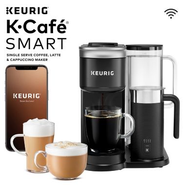 Keurig K-Cafe SMART Single Serve K-Cup Pod Coffee, Latte and Cappuccino Maker