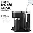 Alternate image 9 for Keurig&reg; K-Cafe&reg; SMART Single-Serve Coffee, Latte & Cappuccino Maker in Black