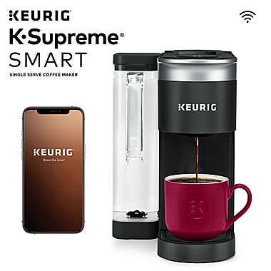 Keurig&reg; K-Supreme&reg; SMART Single Serve Coffee Maker with BrewID&trade; in Black. View a larger version of this product image.