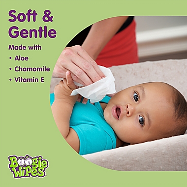 Boogie Wipes&reg; 30-Count Saline Wipes in Fresh Scent. View a larger version of this product image.