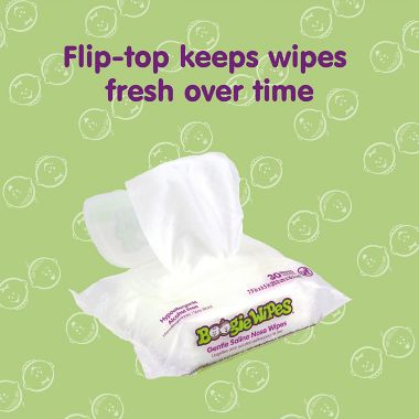 Boogie Wipes&reg; 30-Count Unscented Wipes. View a larger version of this product image.
