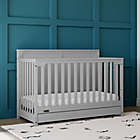 Alternate image 4 for Graco&reg; Hadley 4-in-1 Convertible Crib with Drawer in Pebble Grey