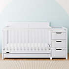 Alternate image 3 for Graco&reg; Hadley 4-in-1 Convertible Crib and Changer in White
