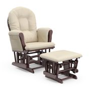 Storkcraft&trade; Hoop Glider and Ottoman