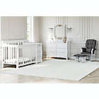Alternate image 8 for Storkcraft&reg; Tuscany Glider and Ottoman in White/Grey