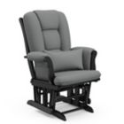 Alternate image 6 for Storkcraft&reg; Tuscany Glider and Ottoman in Black/Grey