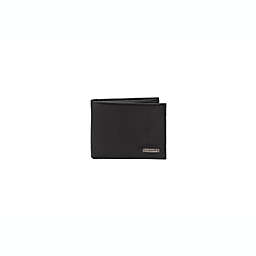 CHAMPS Black Label Top Wing Fold Over Leather Wallet with RFID Blocking