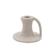 Bee &amp; Willow&reg; Clay Taper Candle Holder with Handle in White