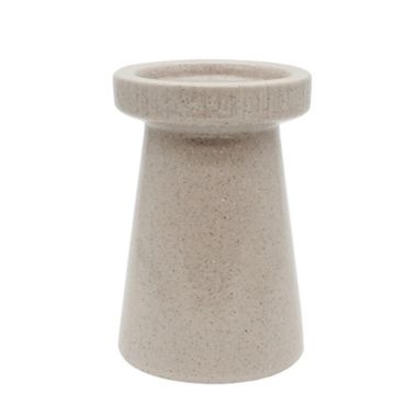 Bee & Willow&reg; Tall Clay Pillar Candle Holder in White. View a larger version of this product image.