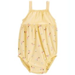 carter's® Floral Tank Bodysuit in Yellow