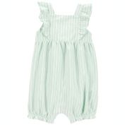 carter's&reg; Striped Jersey Romper in Green