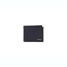 CHAMPS Black Label Center Wing Fold Over Leather Wallet with RFID Blocking