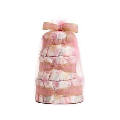 Honest&reg; Diaper Cakes Collection in Rose Blossom Pattern