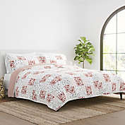 Home Collection Scrolled Patchwork Reversible Quilt Set