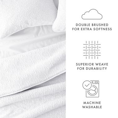 Home Collection Floral Stitch Quilt Set. View a larger version of this product image.