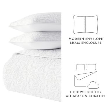 Home Collection Floral Stitch Quilt Set. View a larger version of this product image.