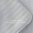 Alternate image 4 for Home Collection Stripe Stitch 3-Piece Quilt Set