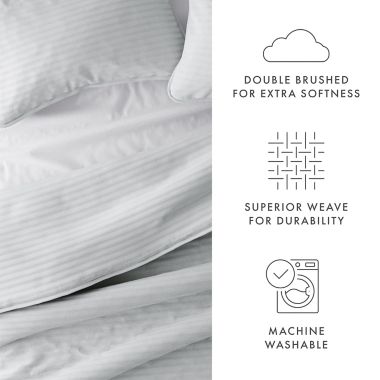 Home Collection Stripe Stitch 3-Piece Quilt Set. View a larger version of this product image.