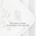 Alternate image 4 for Home Collection Sprouting Vines Striped 3-Piece Reversible Quilt Set