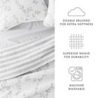 Alternate image 5 for Home Collection Sprouting Vines Striped 3-Piece Reversible Quilt Set