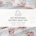 Alternate image 7 for Home Collection Scrolled Patchwork Reversible Quilt Set