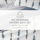 Alternate image 7 for Levtex Home&reg; Shabori 3-Piece Reversible Quilt Set in Navy