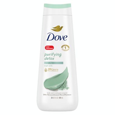 Dove&reg; 20&nbsp;fl. oz. Purifying Detox Body Wash with Green Clay. View a larger version of this product image.