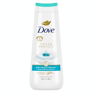 Dove&reg; 20&nbsp;fl. oz. Care & Protect Antibacterial Body Wash Soap. View a larger version of this product image.