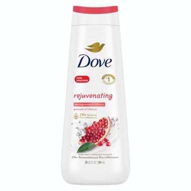 Dove Go Fresh 20 oz. Revive Body Wash in Pomegranate and Lemon Verbena. View a larger version of this product image.