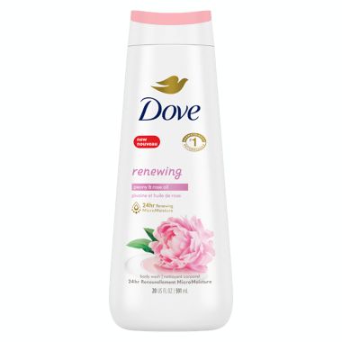 Dove 20&nbsp;oz. Purely Pampering Wash in Sweet Cream and Peony Body. View a larger version of this product image.