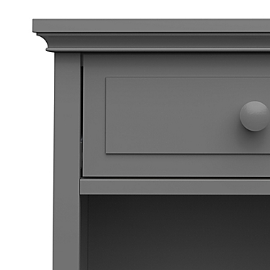 Child Craft&reg; Universal Select 1-Drawer Nightstand in Cool Grey. View a larger version of this product image.