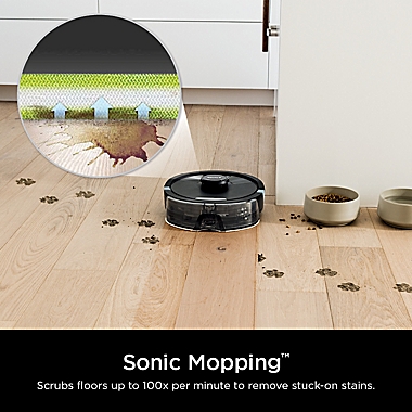 Shark AI Ultra 2-in-1 Robot Vacuum and Mop with XL HEPA Self-Empty Base in Black. View a larger version of this product image.