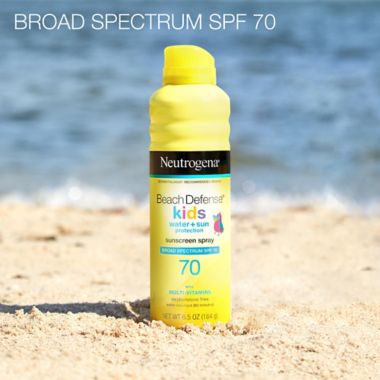 Neutrogena&reg; Beach Defense&trade; 6.5 fl. oz. Kids Sun Protection Spray SPF 70. View a larger version of this product image.