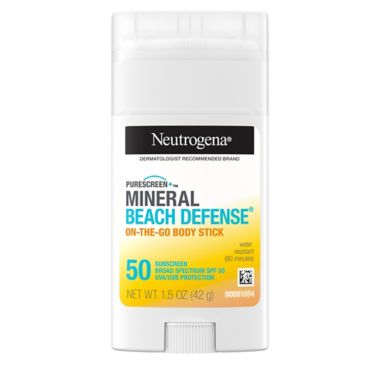 Neutrogena&reg; Beach Defense&trade; 1.5 oz. Mineral Sunscreen Stick SPF 50. View a larger version of this product image.